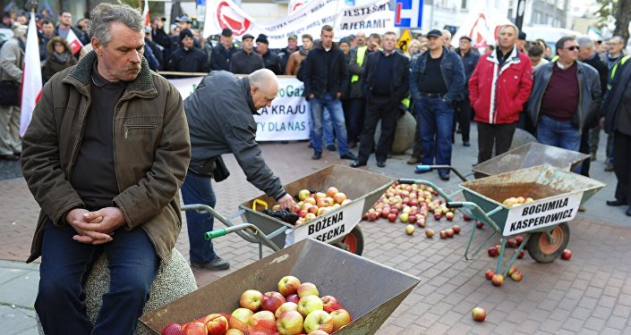Polish farmers and horticulturists protest in Warsaw Polish farmers and horticulturists protest in Warsaw
