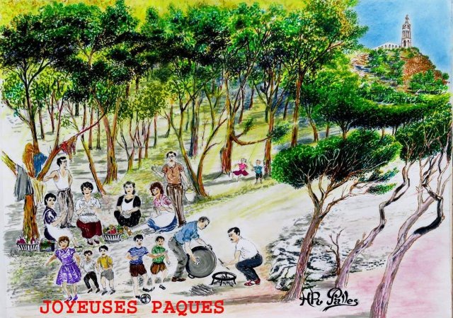 le jour de la mona aux planteurs à ORAN- by PALLES-